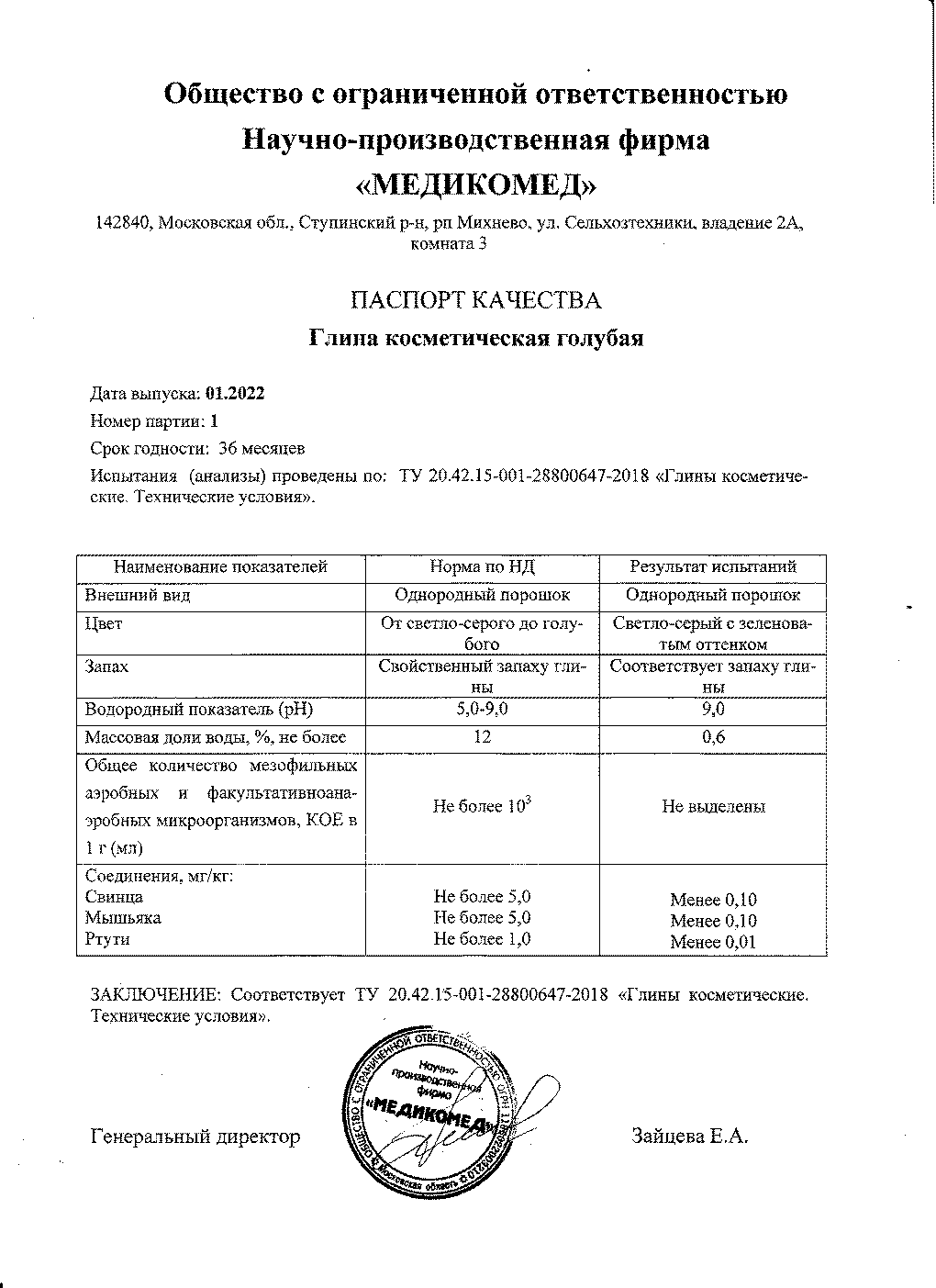 Паспорт №012022